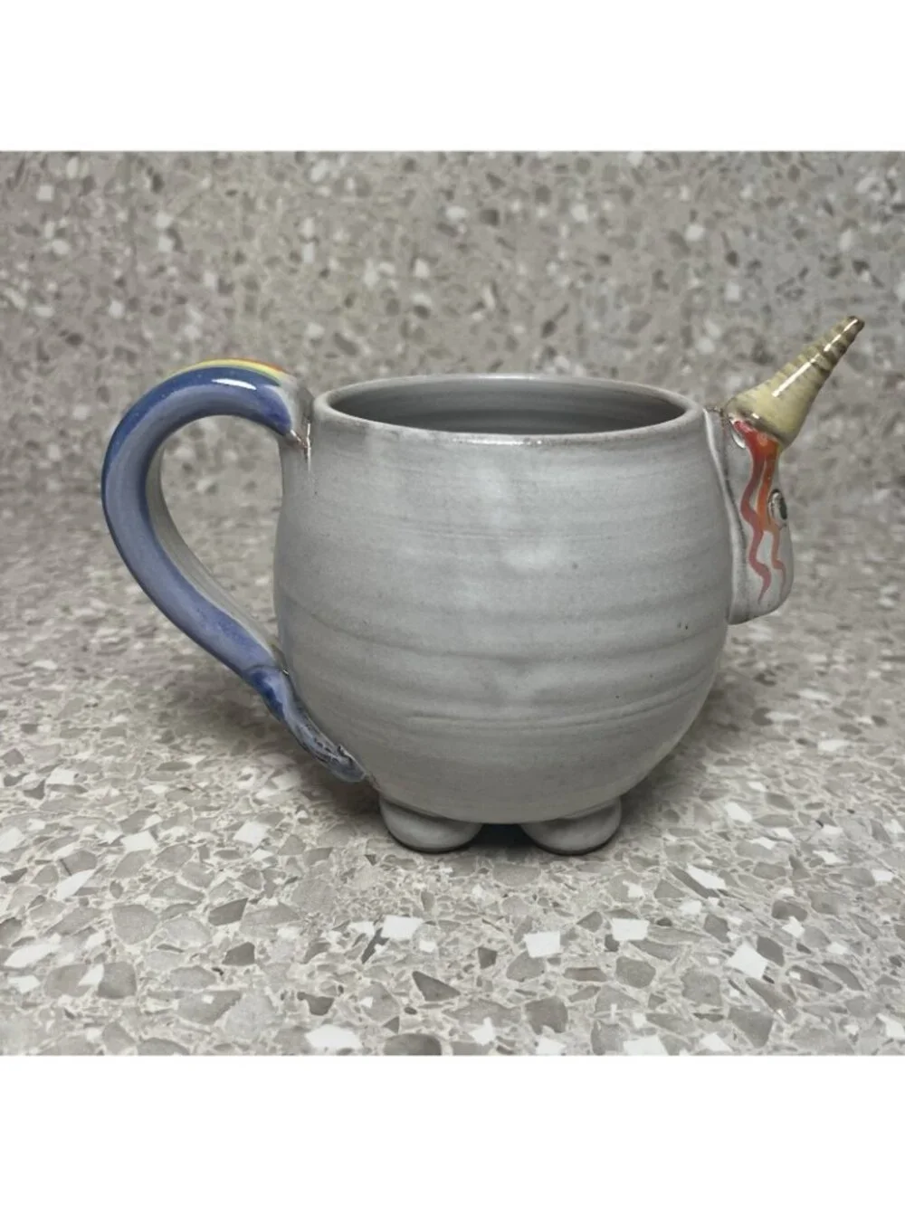 Mudworks Pottery Unicorn Mug Made In USA